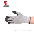 Hespax Cut Resistant HPPE Nitrile Dipped Work Gloves